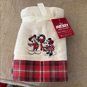 Mickey Mouse and friends Christmas Hand Towels
